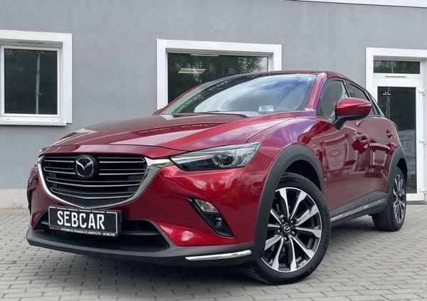 Mazda CX-3 cena 77500 przebieg: 144000, rok produkcji 2020 z Tarnów małe 596